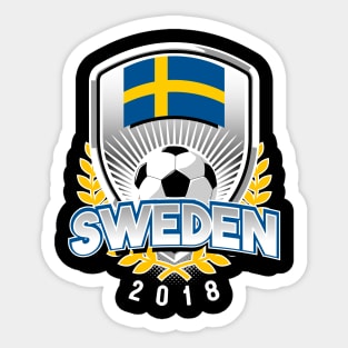 Sweden Soccer 2018 Sticker